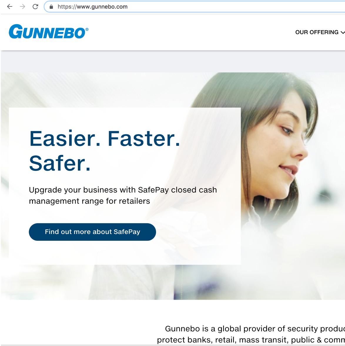 Creating a style guide, user flow, modifying design solutions for accessibility, QA and UI/UX deliverable for Gunnebo